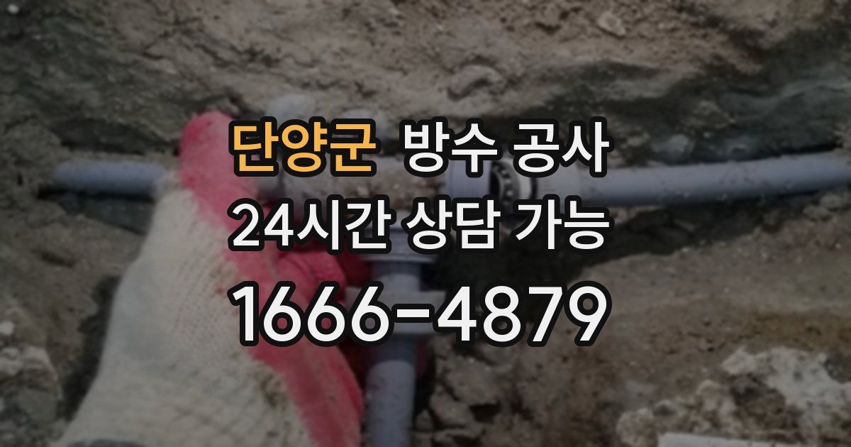 단양군 누수탐지