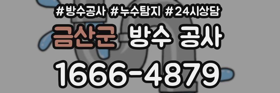 금산군 방수 공사