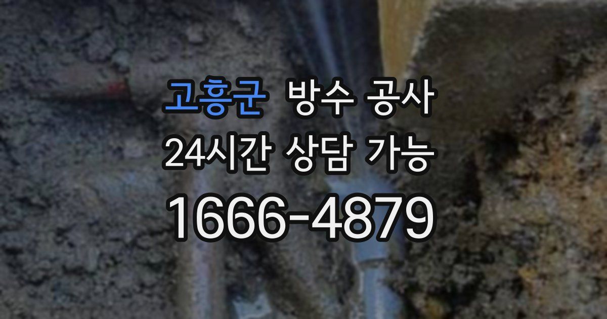 고흥군 누수탐지