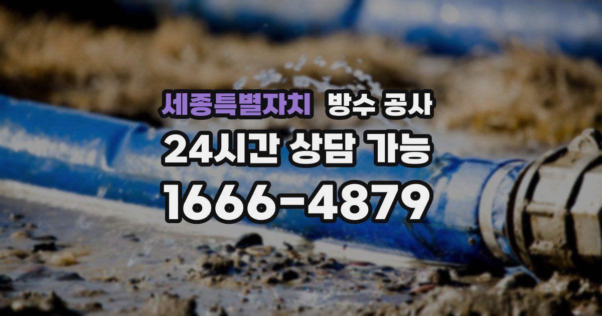 세종특별자치 누수탐지