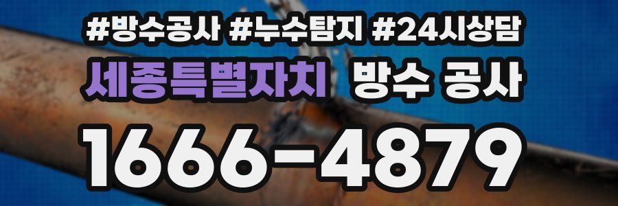 세종특별자치 방수 공사