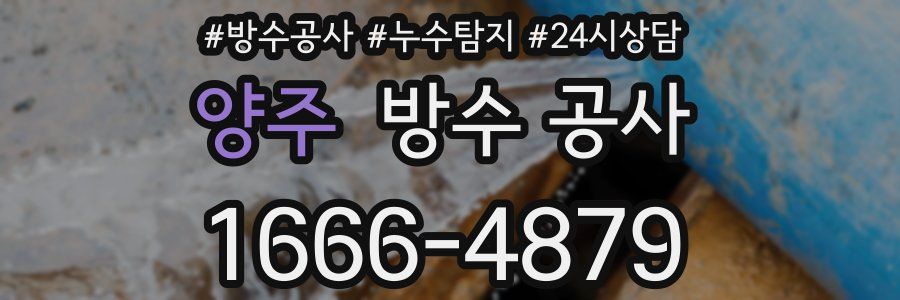 양주 방수 공사