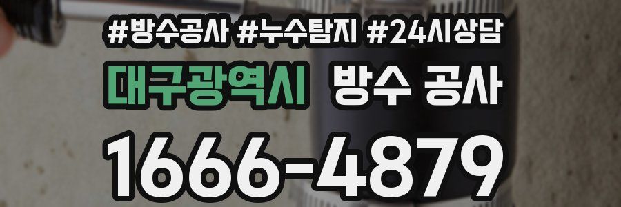 대구광역시 방수 공사