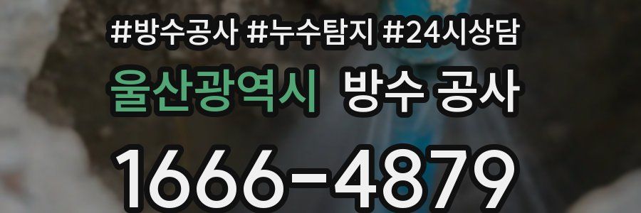 울산광역시 방수 공사