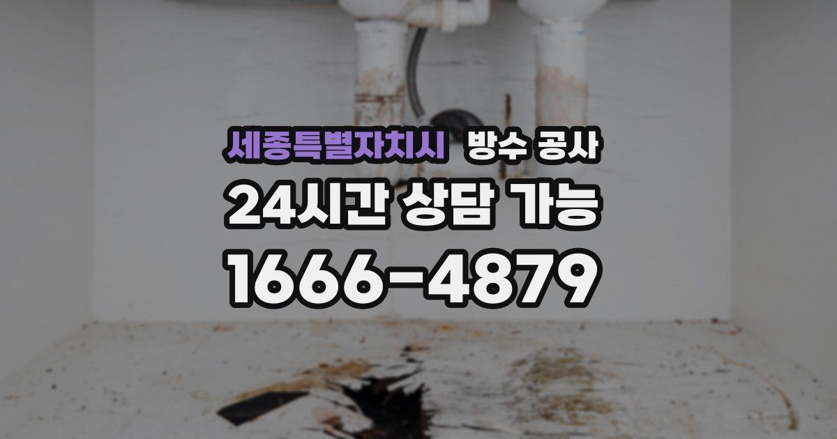 세종특별자치시 누수탐지