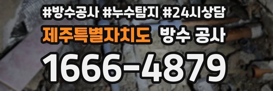 제주특별자치도 방수 공사