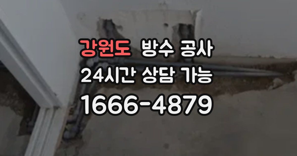 강원도 누수탐지