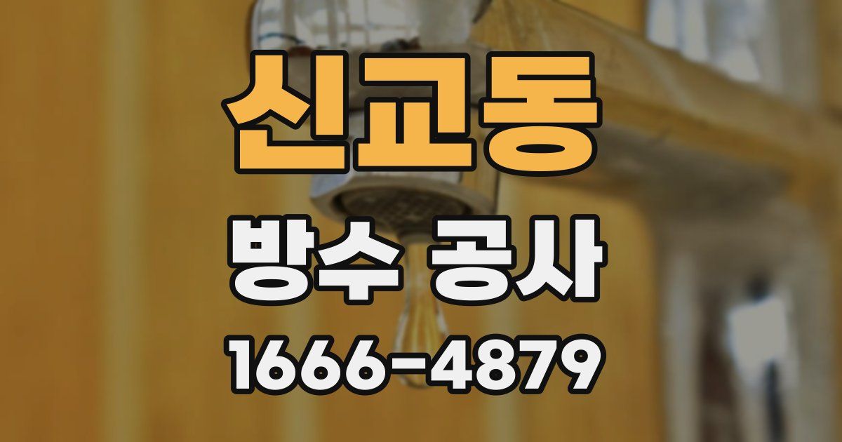 신교동 방수 공사
