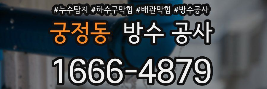 궁정동 방수 공사