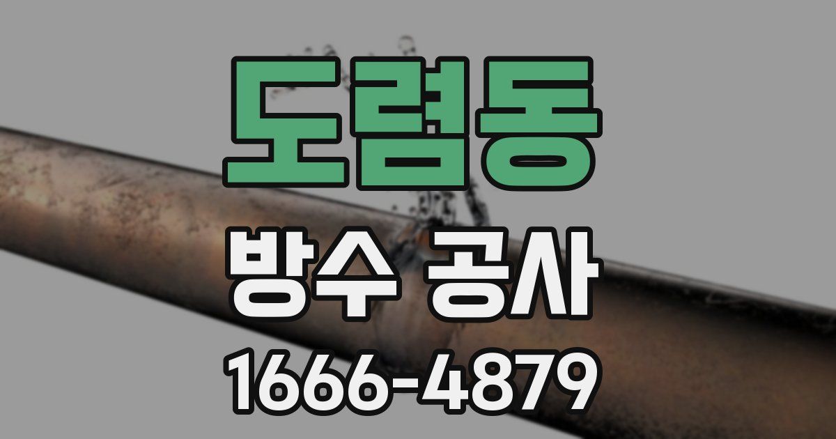 도렴동 방수 공사