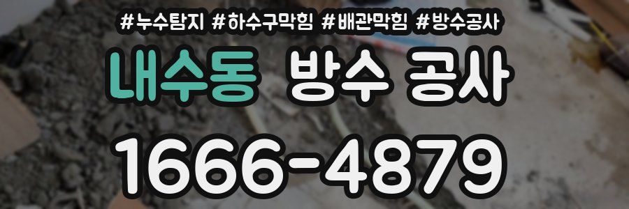 내수동 방수 공사