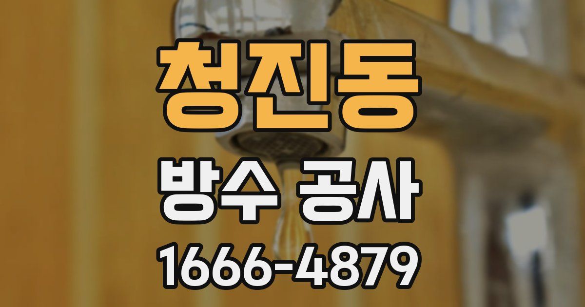 청진동 방수 공사