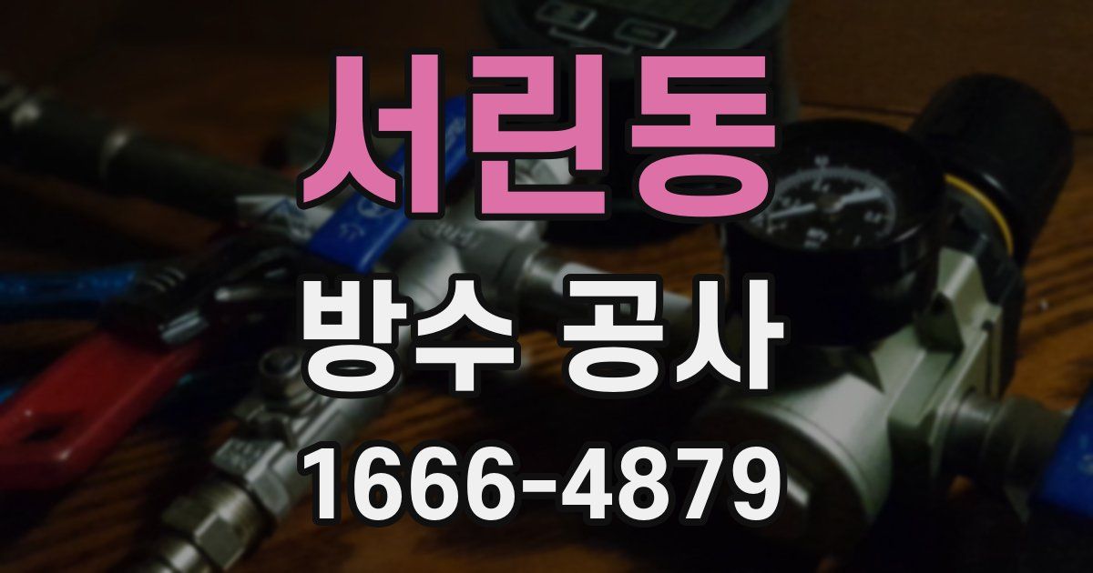 서린동 방수 공사