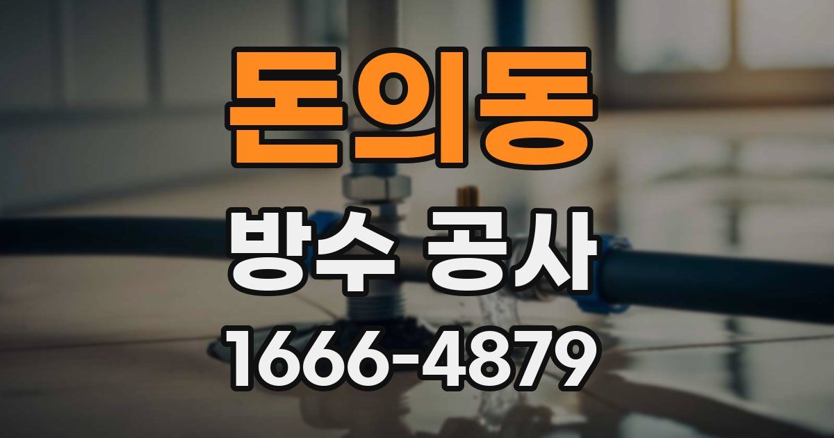 돈의동 방수 공사