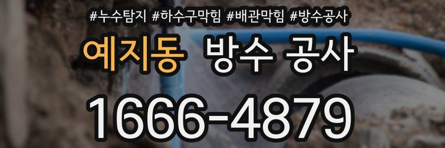 예지동 방수 공사