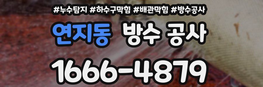 연지동 방수 공사