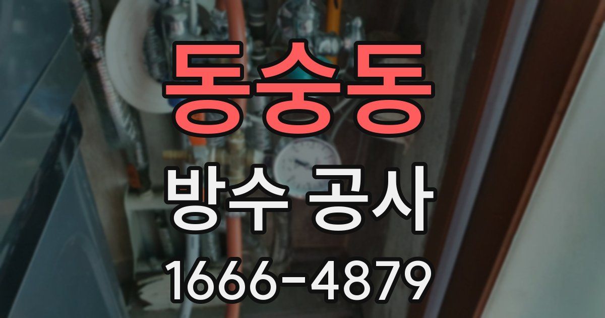 동숭동 방수 공사