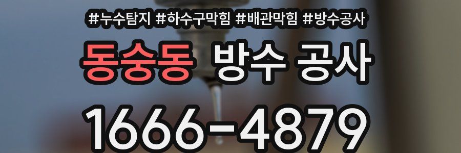 동숭동 방수 공사