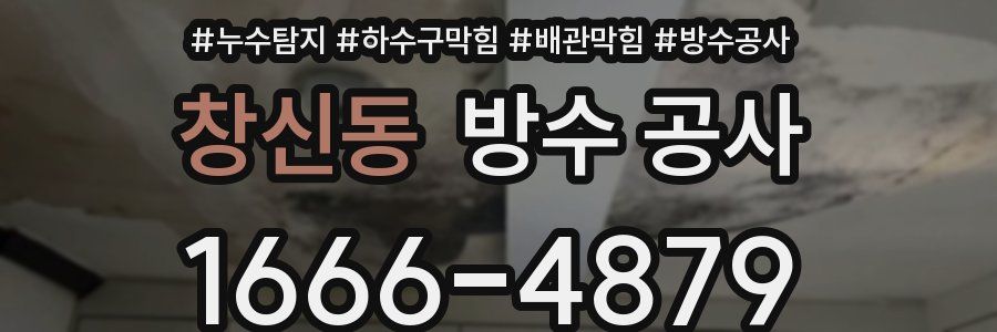 창신동 방수 공사