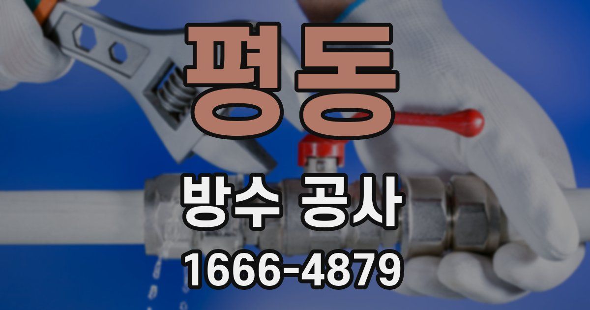 평동 방수 공사