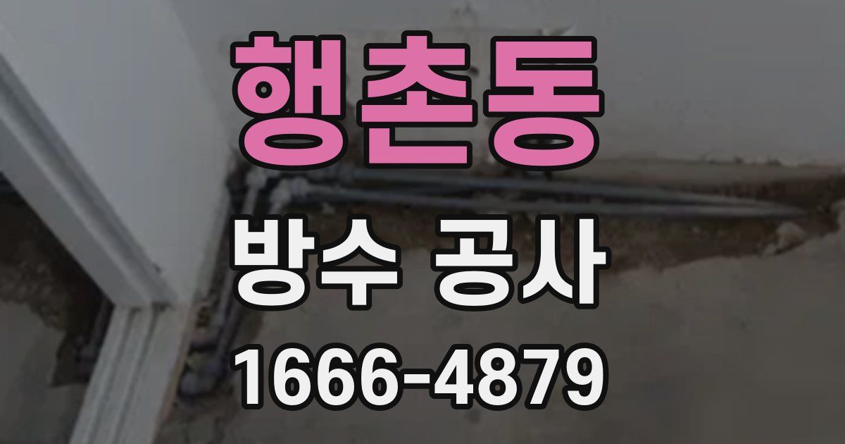 행촌동 방수 공사