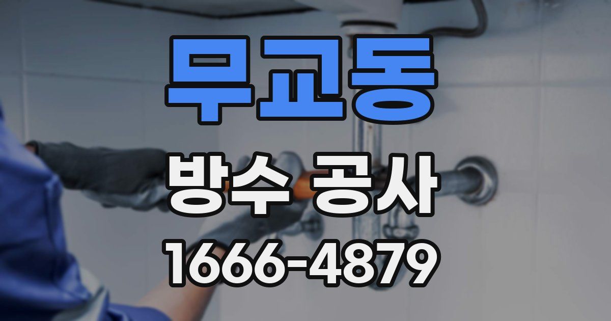 무교동 방수 공사