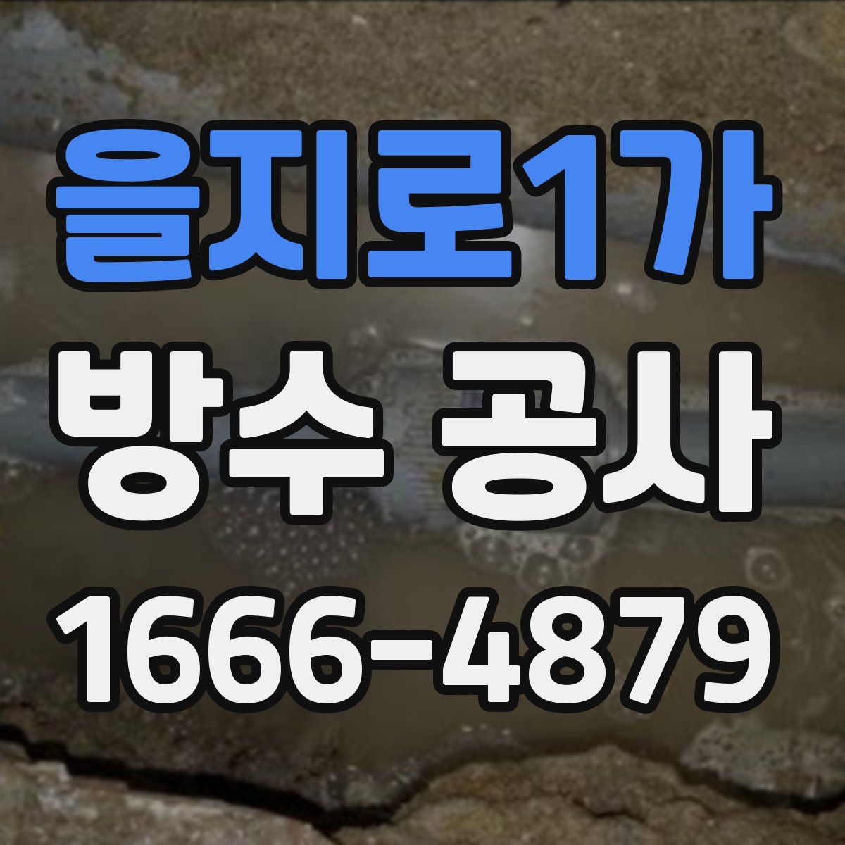 을지로1가 방수 공사