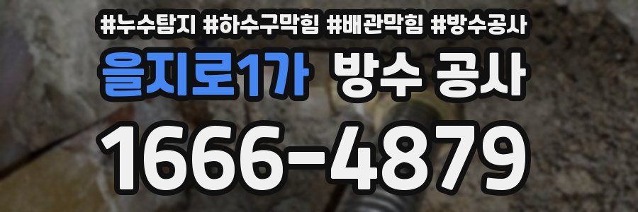 을지로1가 방수 공사