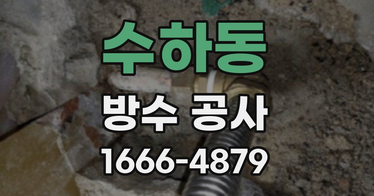 수하동 방수 공사