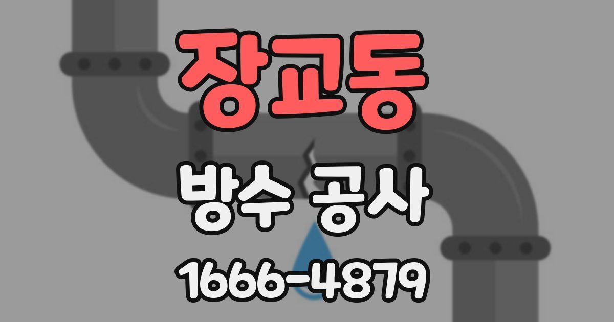 장교동 방수 공사