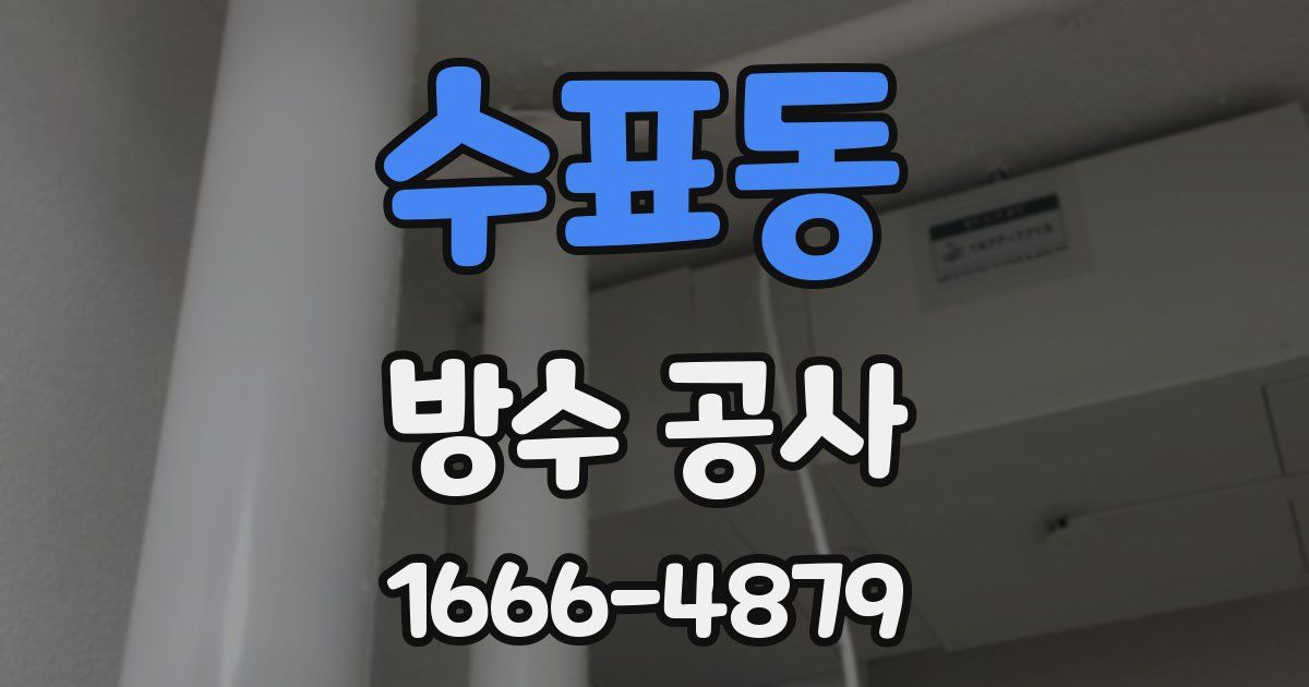 수표동 방수 공사