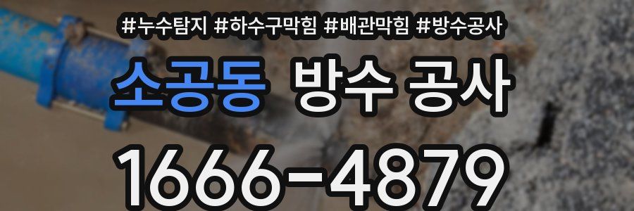 소공동 방수 공사
