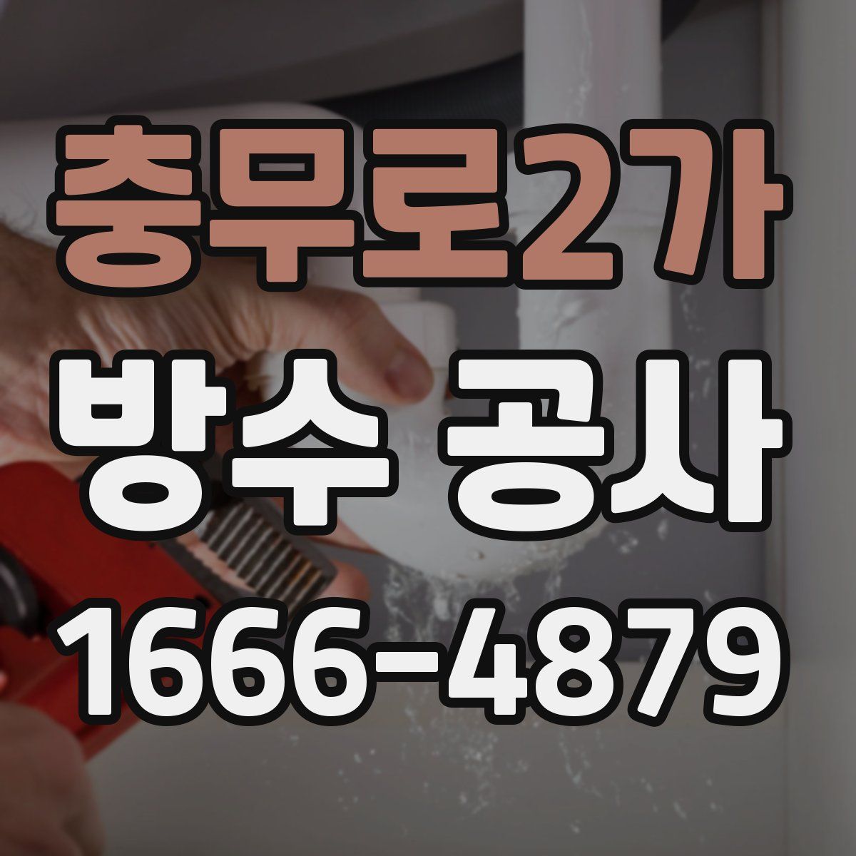 충무로2가 방수 공사