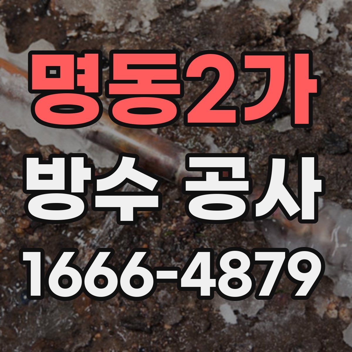 명동2가 방수 공사