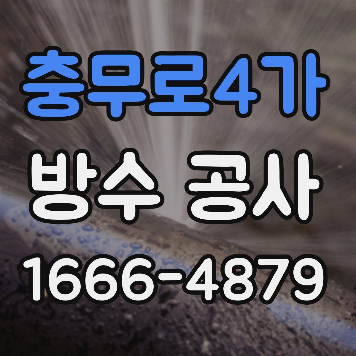 충무로4가 방수 공사
