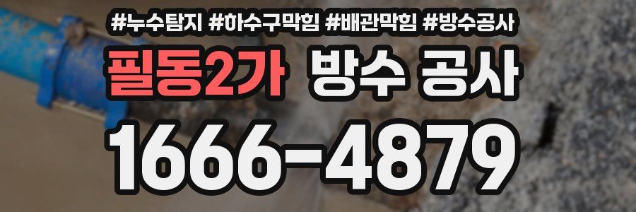 필동2가 방수 공사