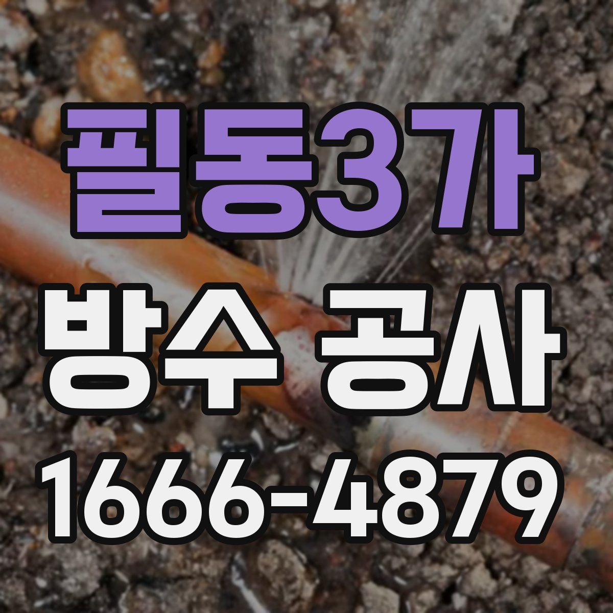 필동3가 방수 공사