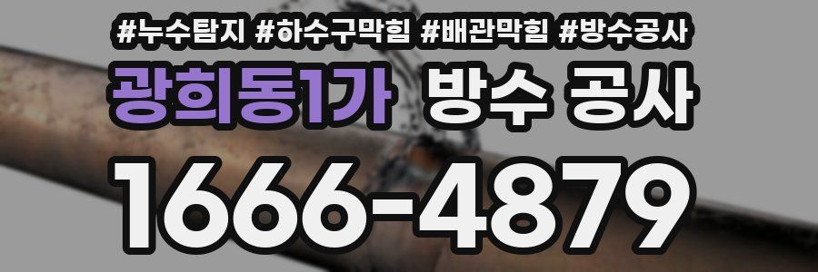광희동1가 방수 공사