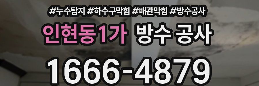 인현동1가 방수 공사