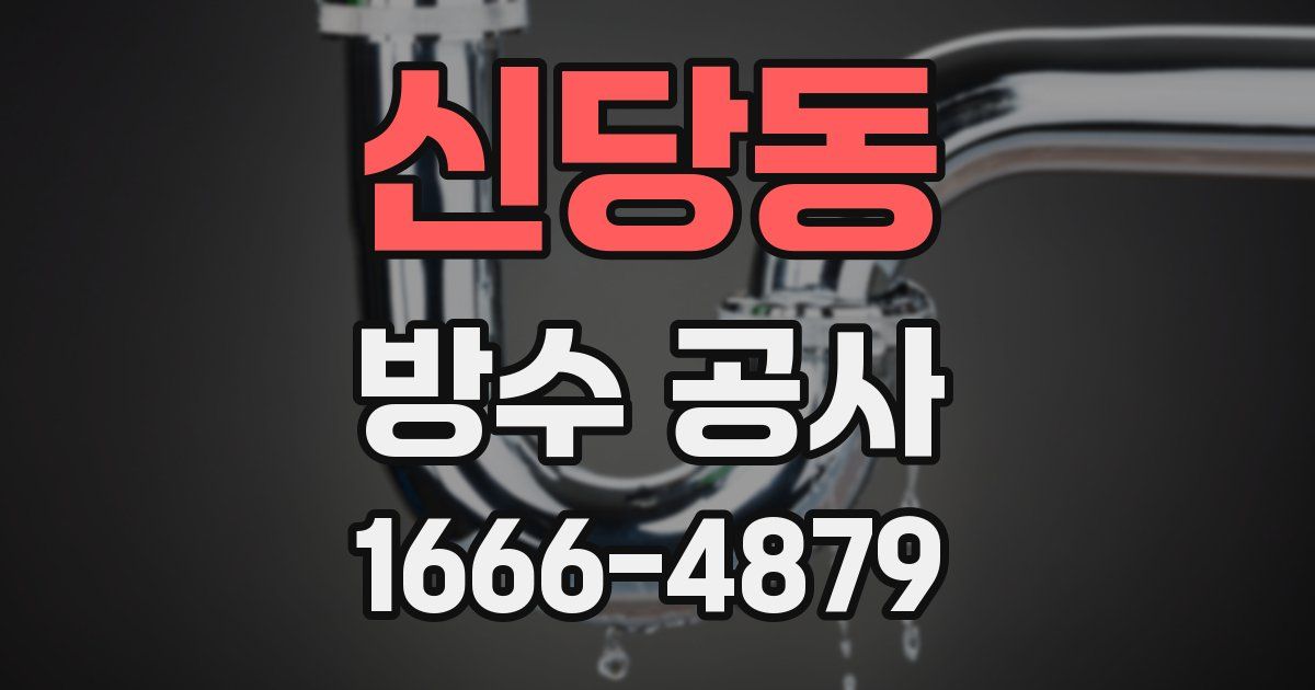 신당동 방수 공사
