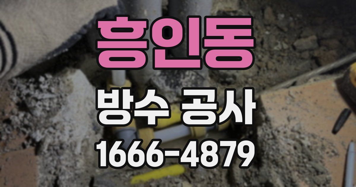 흥인동 방수 공사
