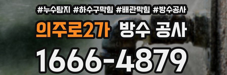 의주로2가 방수 공사