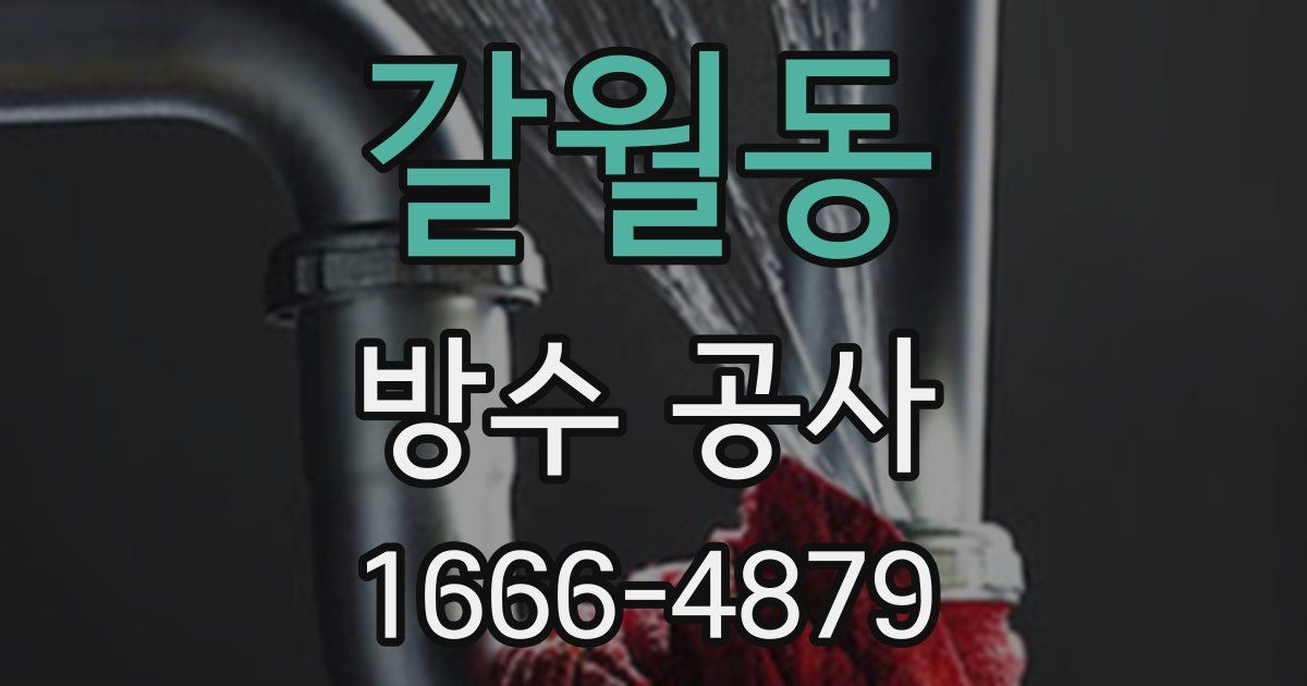 갈월동 방수 공사