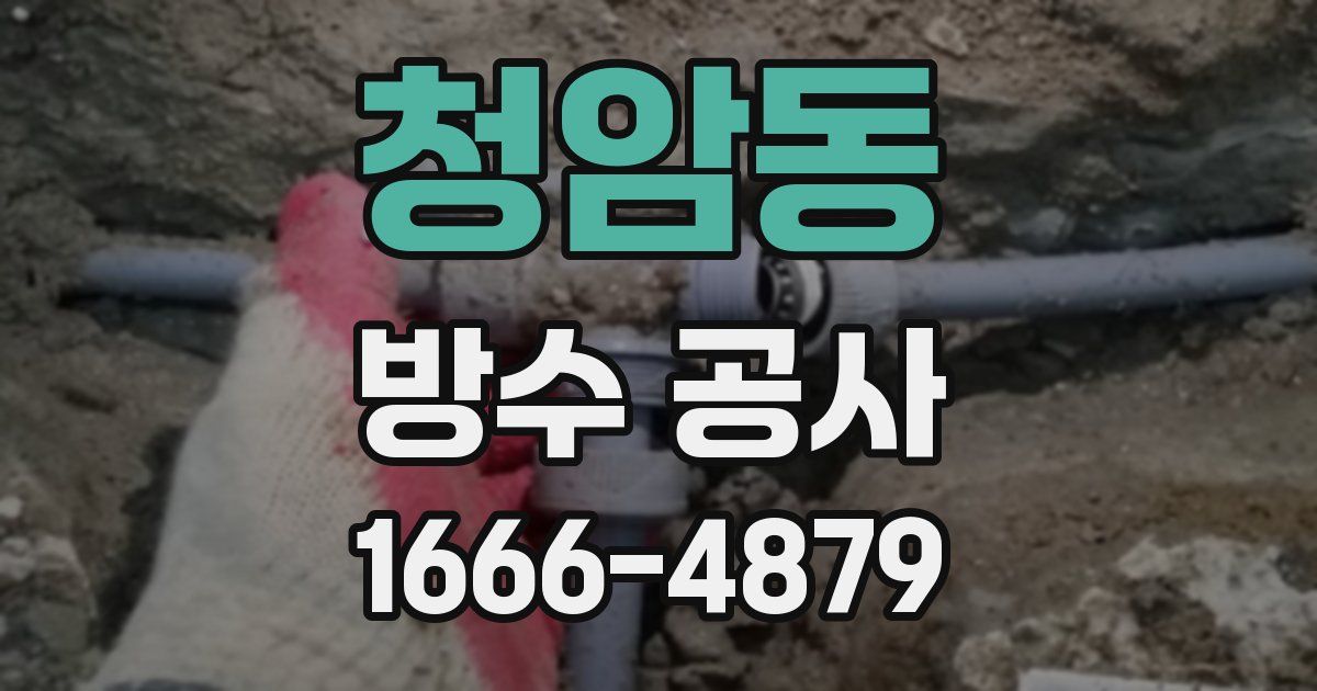 청암동 방수 공사