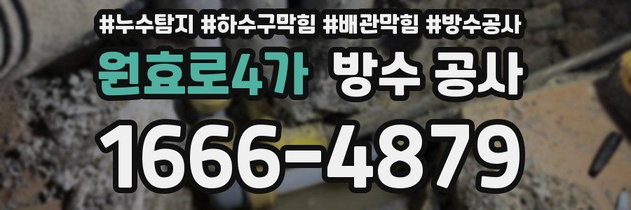 원효로4가 방수 공사