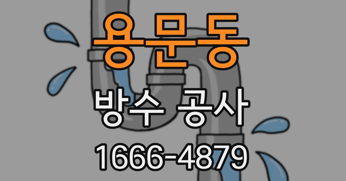 용문동 방수 공사