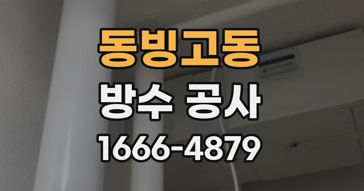 동빙고동 방수 공사