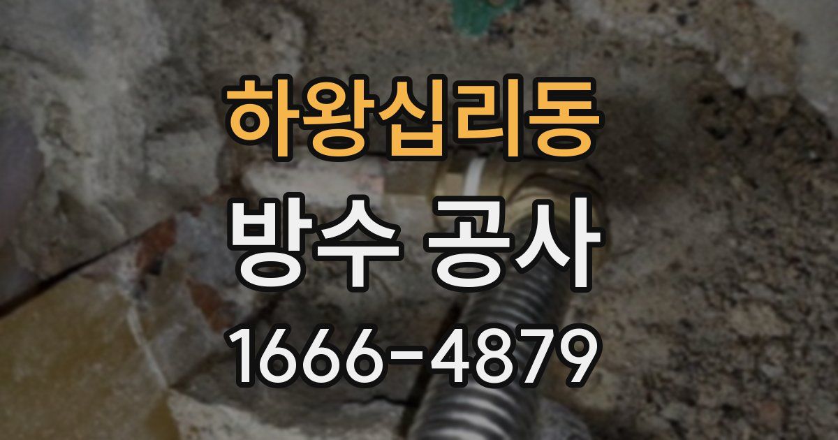 하왕십리동 방수 공사