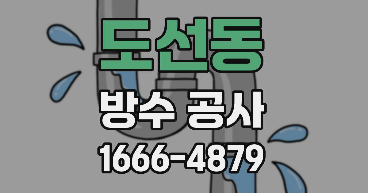 도선동 방수 공사