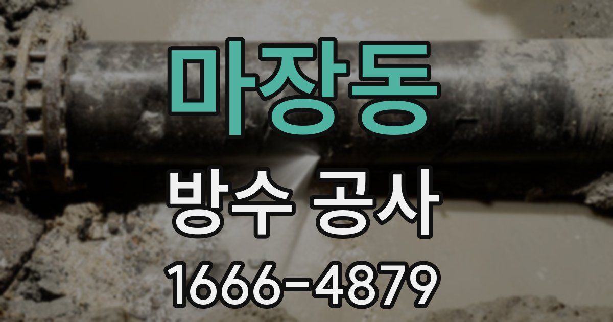 마장동 방수 공사